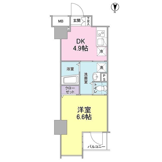 W723 303 間取り図