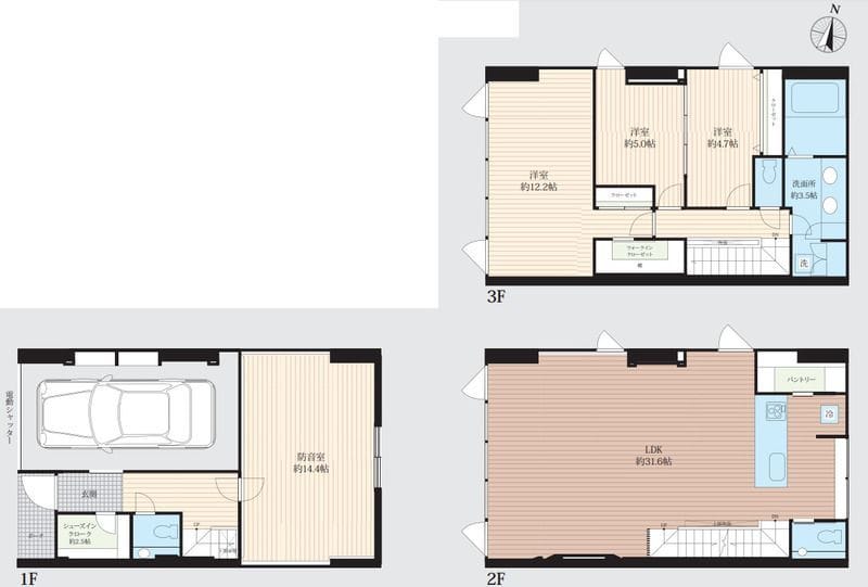 The Residence 駒沢公園 A号棟 130万円/なし/なし 間取り図