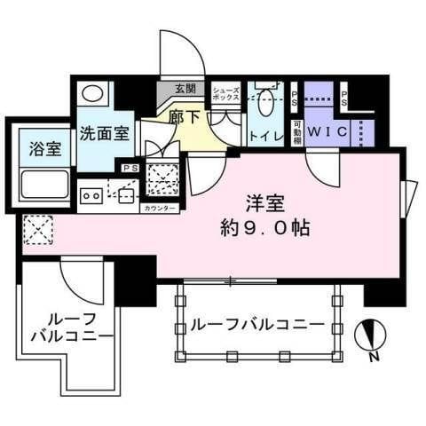 ミライズ早稲田レジデンス 801 間取り図