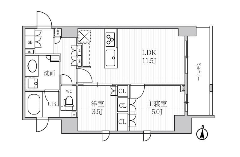 シーズンフラッツ菊川 1001