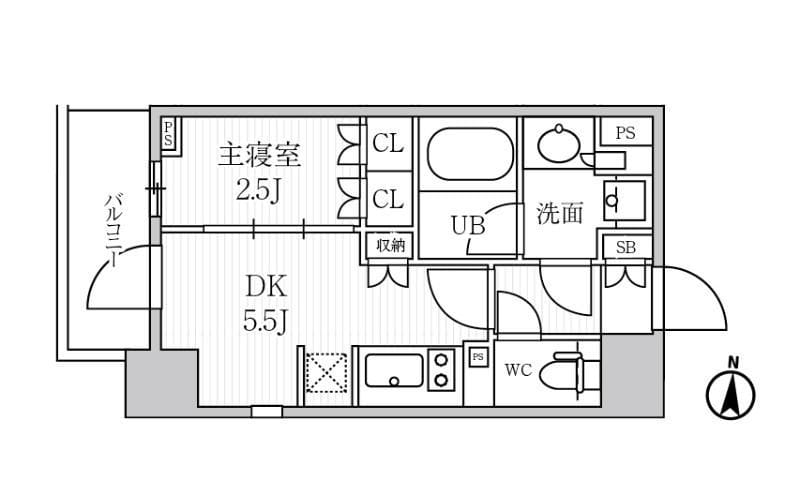 シーズンフラッツ菊川 704