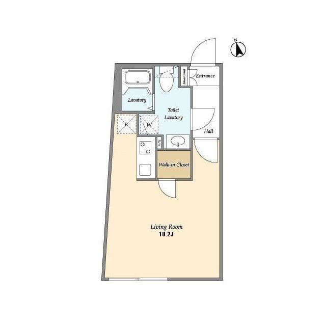 T’s garden西小山 201 間取り図