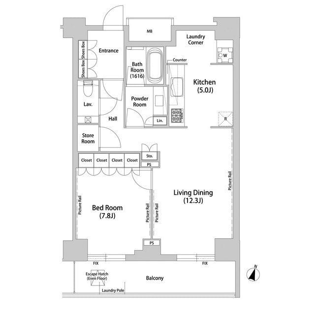 飯田橋ガーデンフラッツ 808