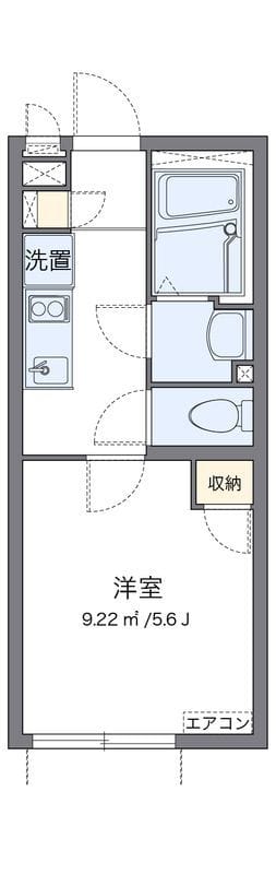クレイノ桜が丘 202 間取り図