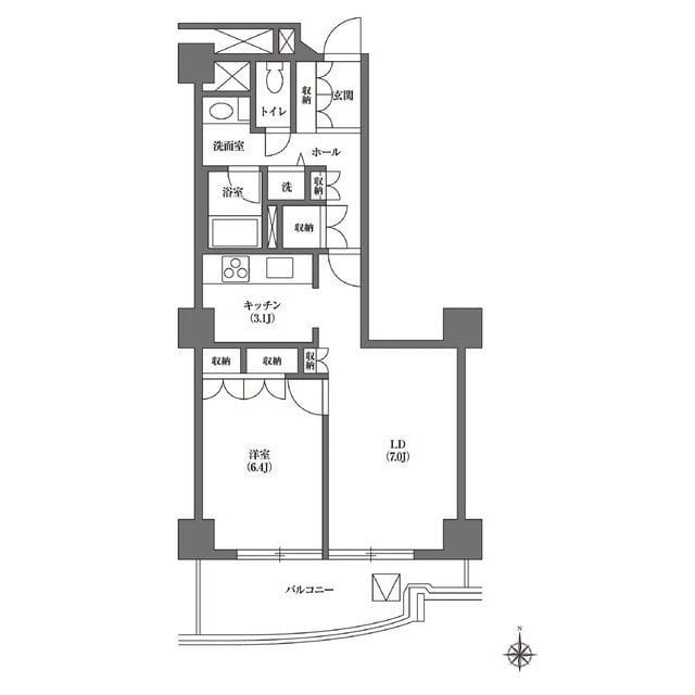 文京グリーンコートビュータワー本駒込 B0606