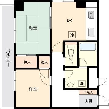 ミール千歳烏山 0701 間取り図