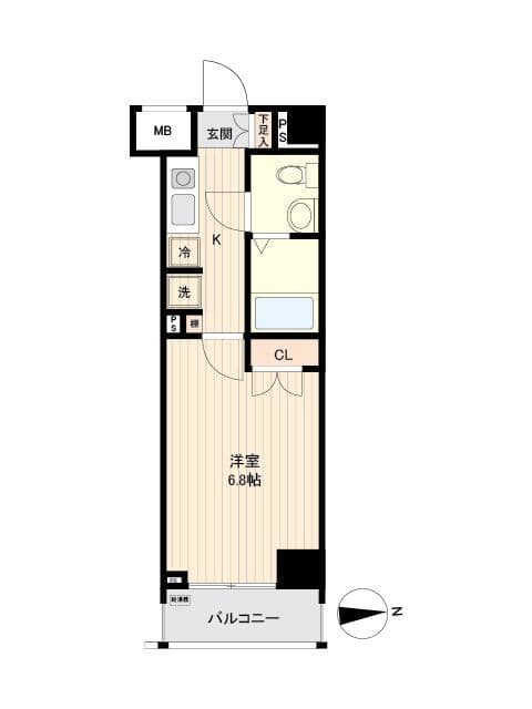 オーキッドレジデンス大泉学園 0304 間取り図