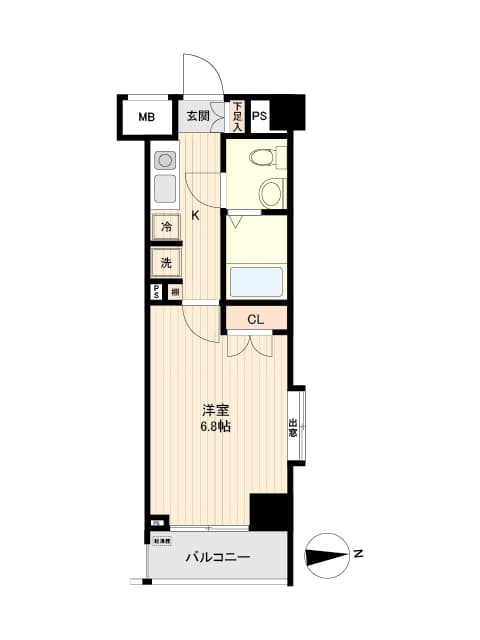 オーキッドレジデンス大泉学園 0502 間取り図
