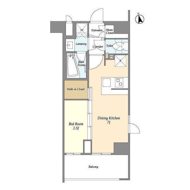 La Douceur志茂 207 間取り図