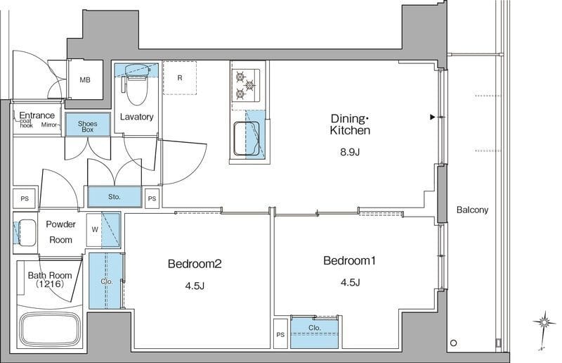 ルフォンリヴェント清澄白河 0203