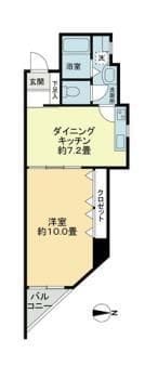 ファーナ 020A 間取り図
