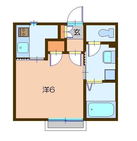 ヴェルデュ 102 間取り図