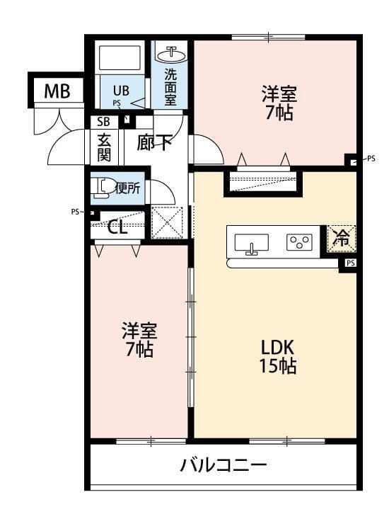 SONNETTE流山おおたかの森 306 間取り図