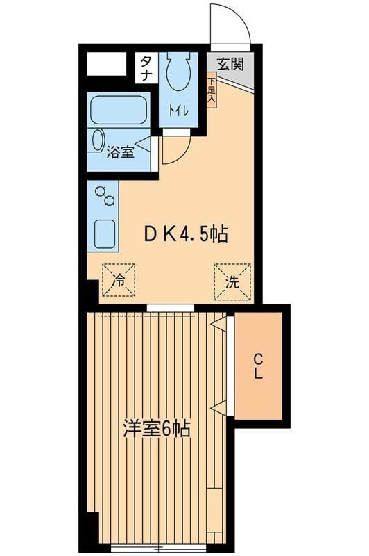 慶応マンション 0402 間取り図