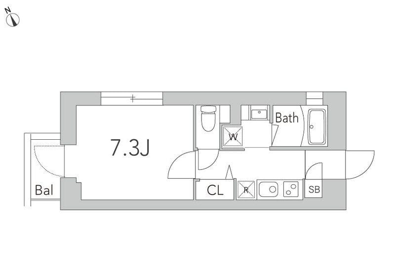 GranDuo西荻窪 101 間取り図