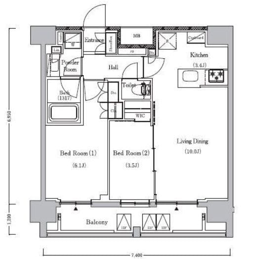 プライマルイプセ池尻大橋 1102