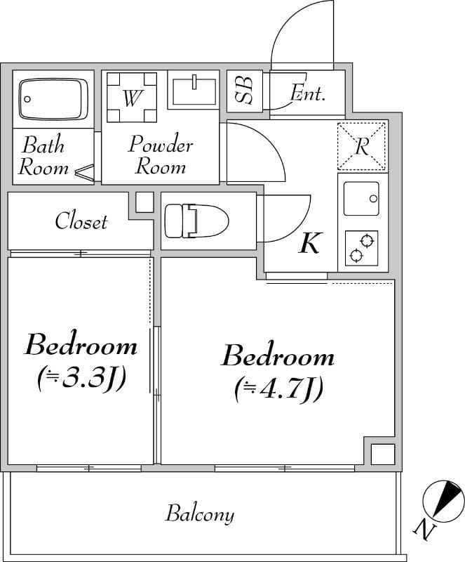 ルネサンスコート高田馬場Calme 204