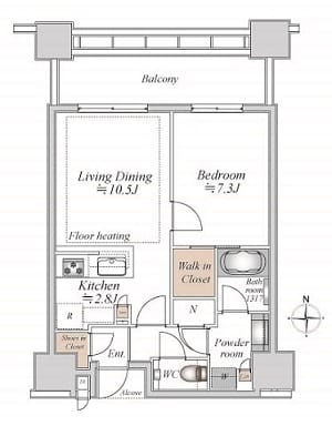白金ザ・スカイ 東棟 1817