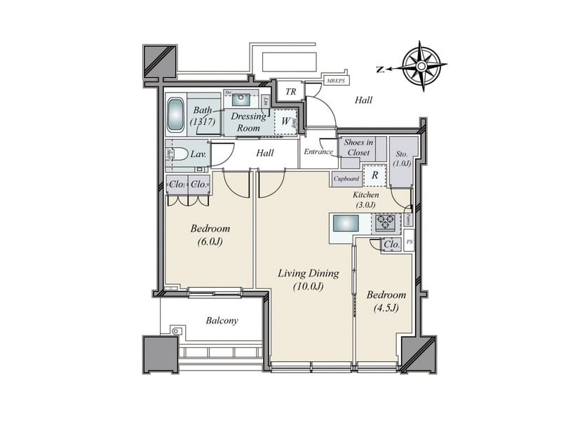 白金ザ・スカイ 東棟 3401