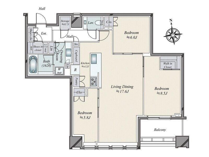 白金ザ・スカイ 東棟 4406