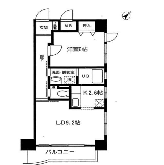 エル・グランピア 0201 間取り図
