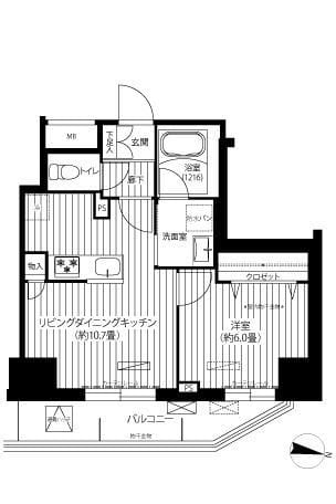 プレジールテアトル用賀 503