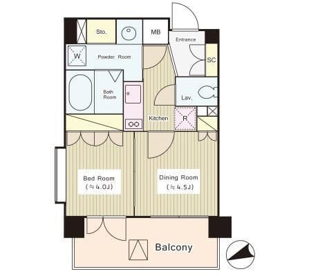 コートラクリア京橋 302