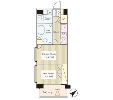 コートラクリア京橋 604