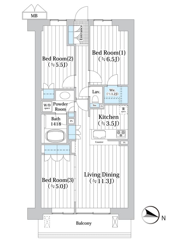 アビティグランデ砧 (C棟) 3207