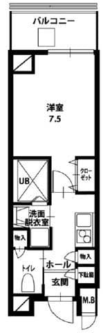アルバ両国 303 間取り図