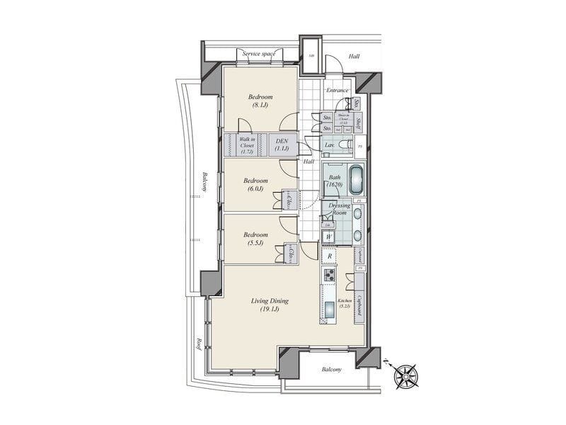 HARUMI FLAG SUN VILLAGE A棟の写真
