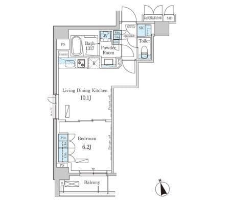 パークアクシス日本橋兜町 1004