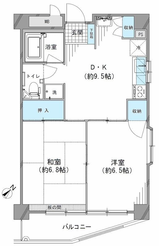 エストレージュ大崎ソニー通り 601 間取り図