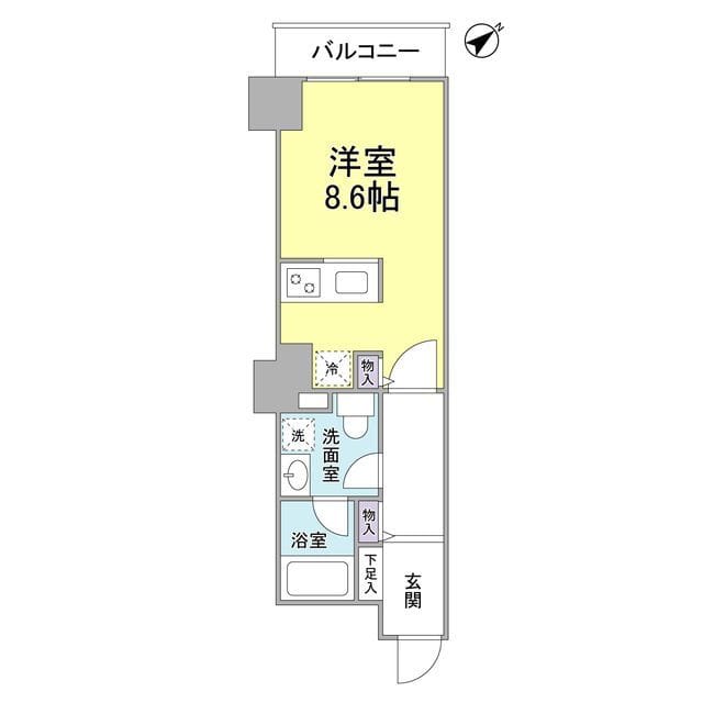 TKフラッツ渋谷 0213 間取り図