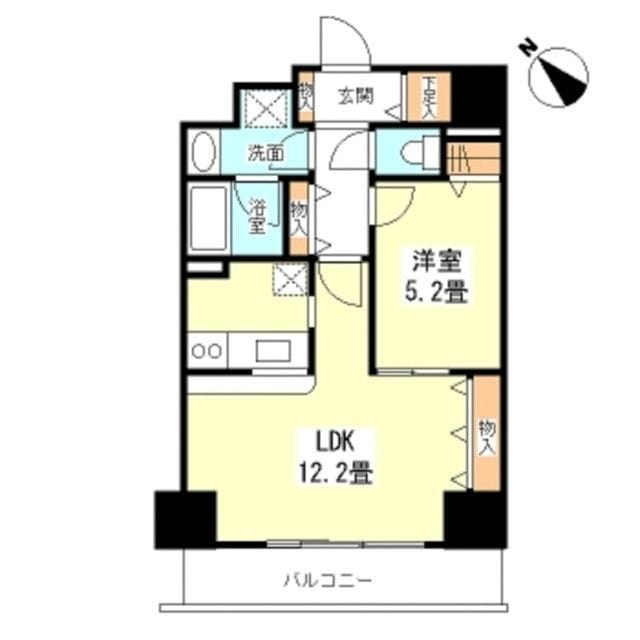 TKフラッツ渋谷 0405 間取り図