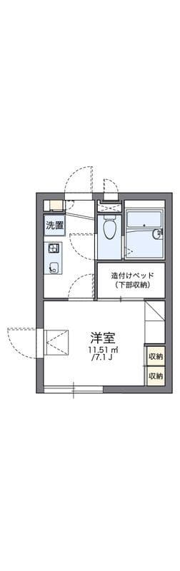 レオパレスEXCEED 101 間取り図