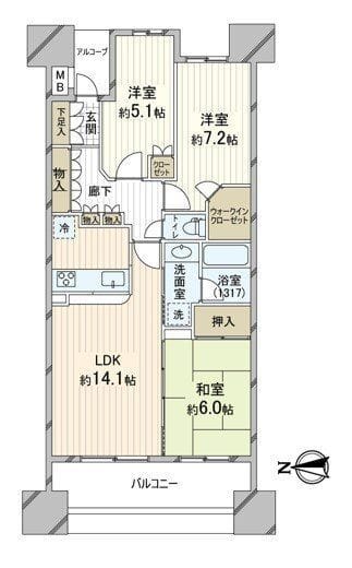 マークステージ西大島 1302