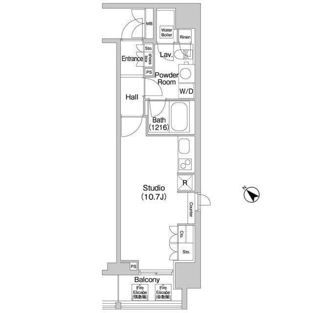 コンフォリア北参道 1101