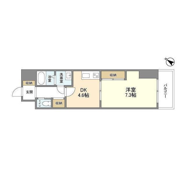 オーキッドレジデンス板橋 0903 間取り図