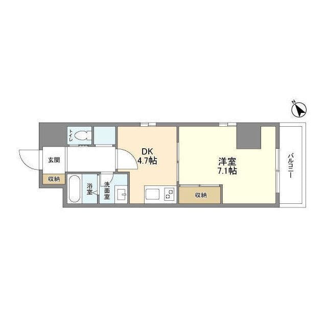 オーキッドレジデンス板橋 1101 間取り図