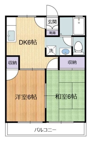 カサベルデ 205 間取り図