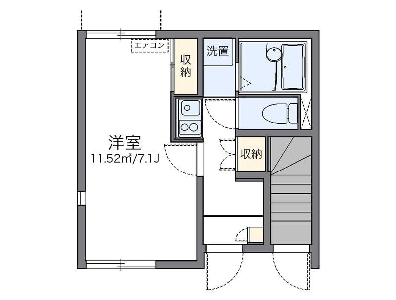 レオネクストARIETTA 101 間取り図