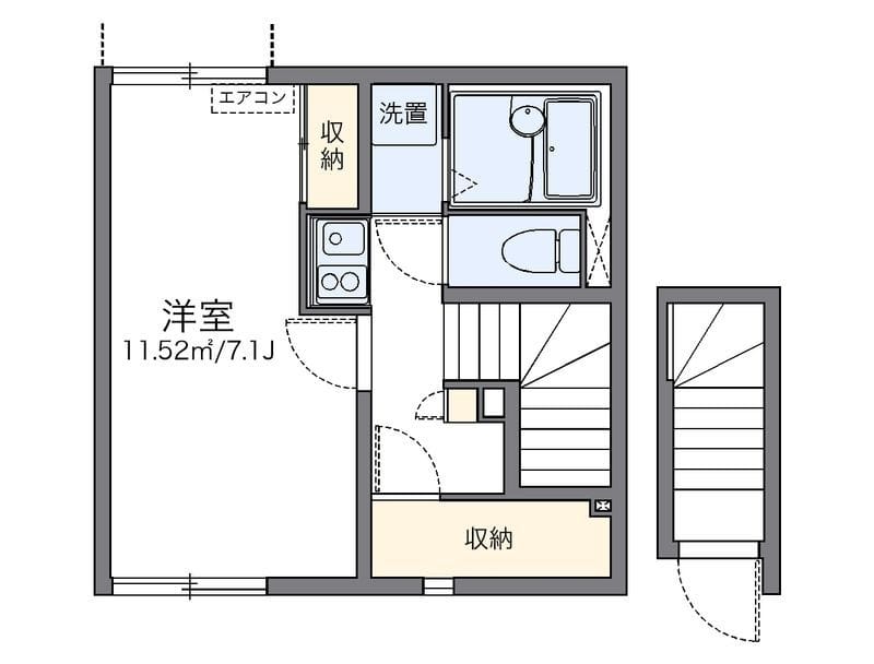 レオネクストARIETTA 202 間取り図
