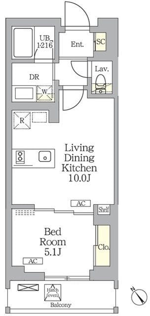 グランパーク千駄ヶ谷レジデンス 202