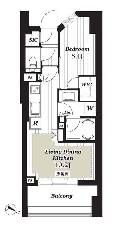 ザ・マジェスティコート目黒 14階部分の写真