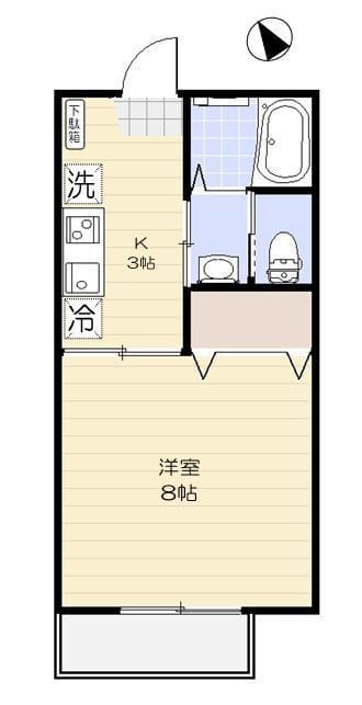 クオーレ 202 間取り図
