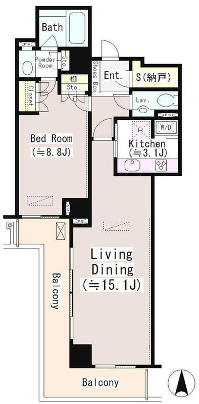 恵比寿ガーデンテラス弐番館 1013