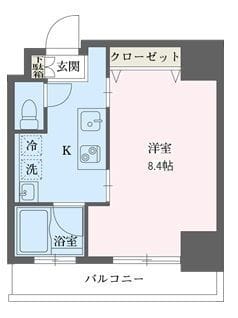 リ-フコンフォ-ト赤羽 0501 間取り図