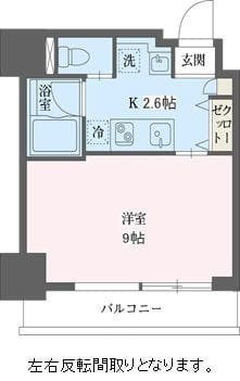 リ-フコンフォ-ト赤羽 0506 間取り図