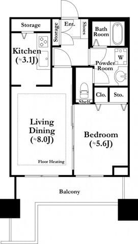 河田町ガーデン1号棟 2015